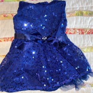 American Girl Blue Dress